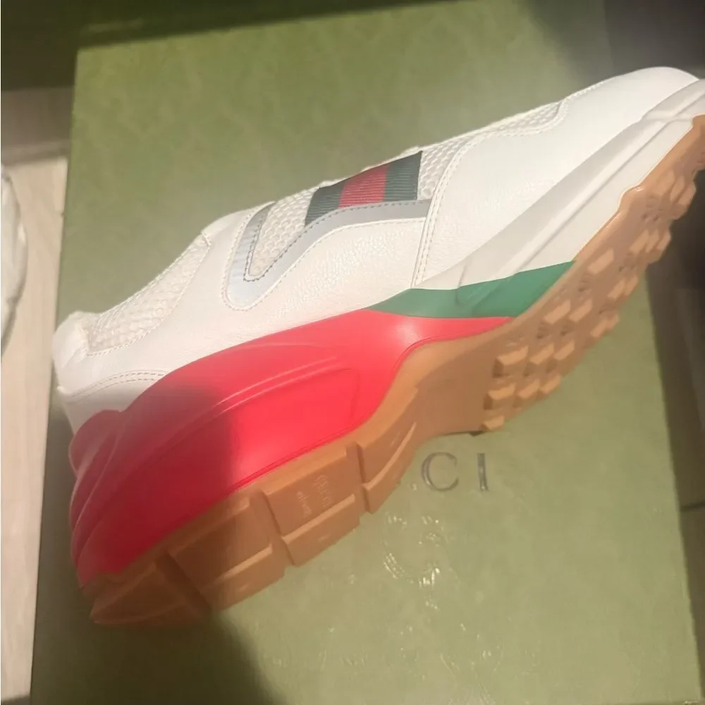 New with box and dustbag Gucci White Mesh Sneakers Gucci sz 9 us 10